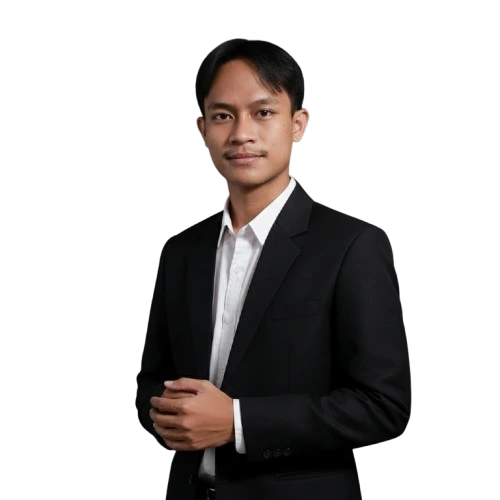 Man with white shirt